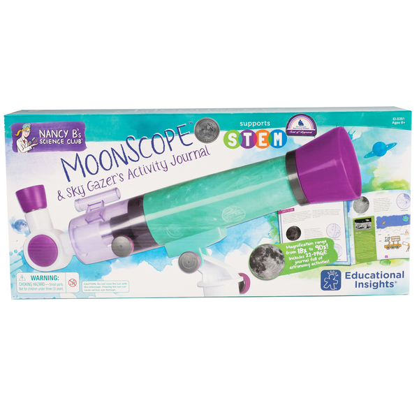 Educational Insights Nancy B Science Club® MoonScope™ And Sky Gazers Activity Journal 5351